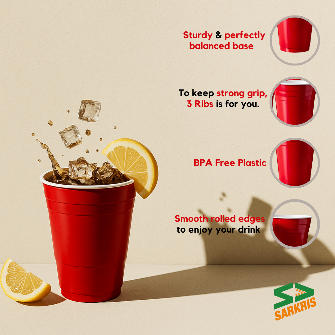 Premium Party Cups - 50pcs