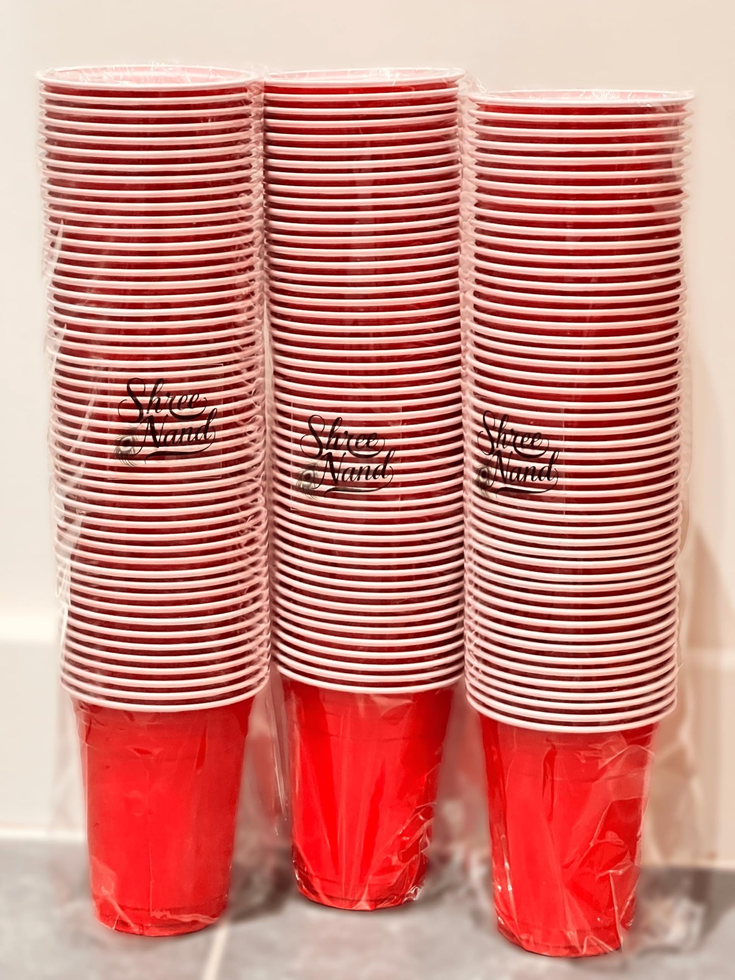 Red party cups reusable and disposable